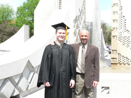 My son's graduation from Purdue University