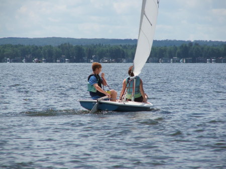 Sailing on Houghton Lake