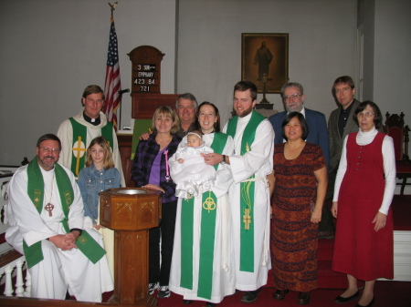 Baptism of Eliana, my 1st Grandchild