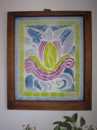 One of my painted windows