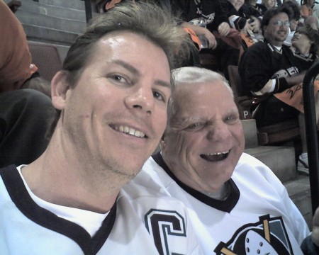 Me and My Dad at the Ducks Championship