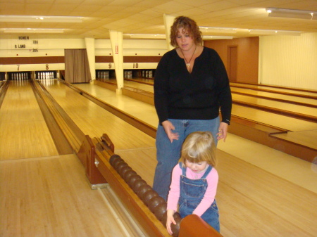 Bowling with the kids!