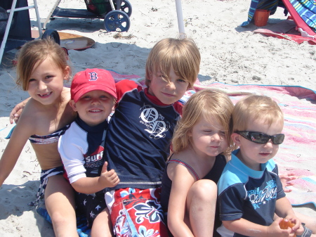 Cousins on the beach 2008