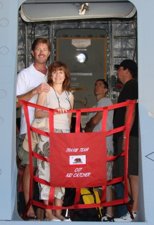 Steve & Donna on the C-17