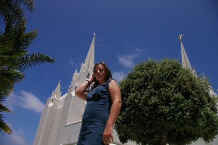 Kasena at the San Diego LDS Temple