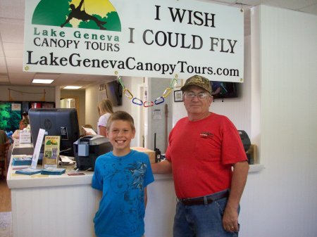 Caleb and Grandpa Rich