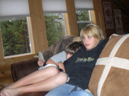 My Kids in our Tahoe House-