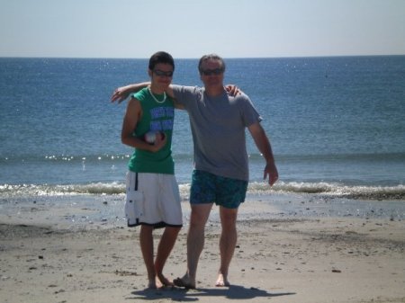 Dad and Josh - summer '08