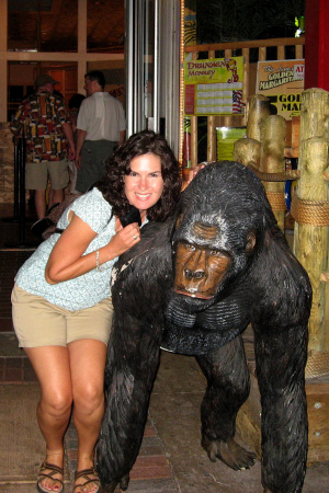 Michele at the Drunken Monkey July '08