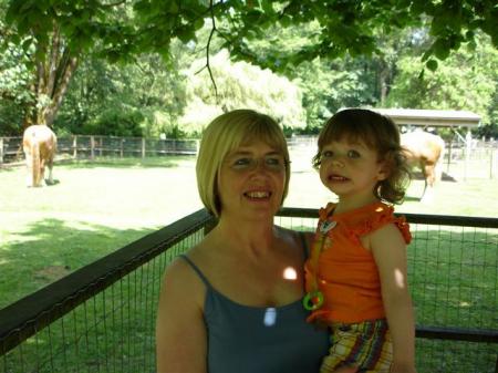 my wife Elaine, and granddaughter, Samantha