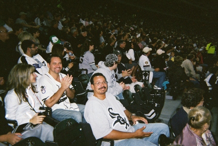 ME & LOU AT SOX GAME LABOR-DAY 08