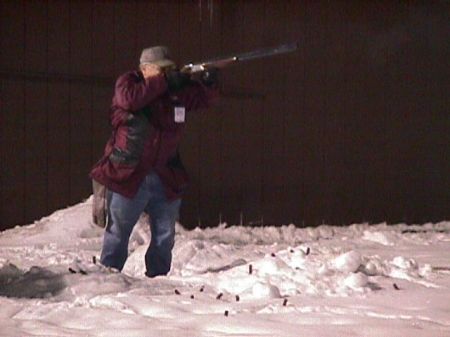 Skeet Shooting under the lights