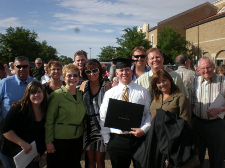 Our oldest, Ryan. Graduating. Texas Tech 08