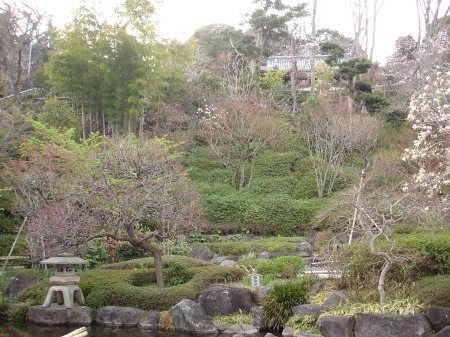 Temple gardens in Komukura.