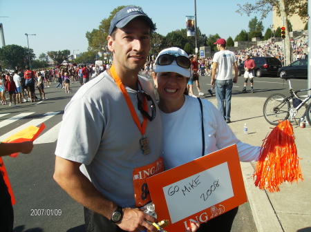 Mike and I at the Philly distance run