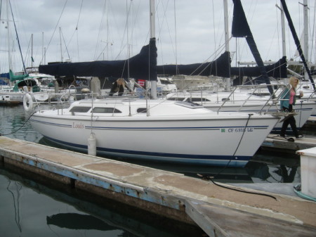 28 ft sailboat