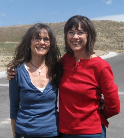 My sister Jolyn and me, 2008.