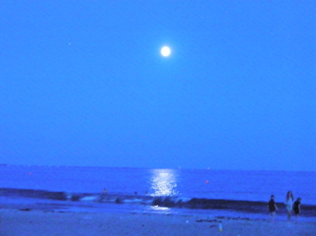 Full Moon at the Beach