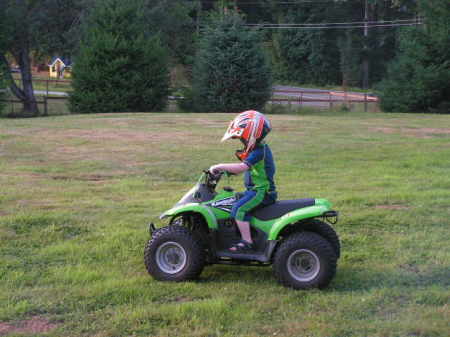 Gavin's First time riding a 4-wheeler