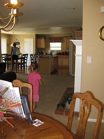 living room and kitchen