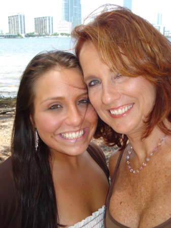 My daughter & I Miami Beach Biscayne Bay