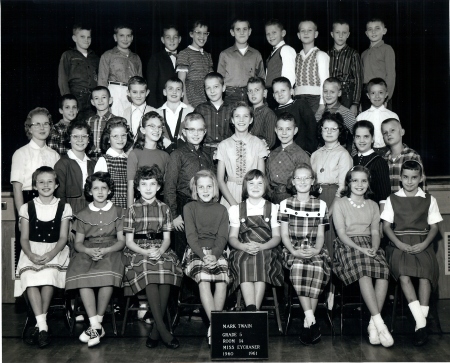 Mrs. Eychaners 5th Grade Class 1960-1961