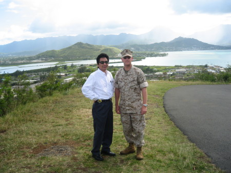 Shima-san and I at MCB Hawaii.