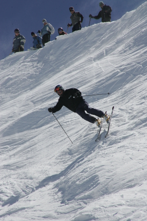 Down Cornice face at Mammoth