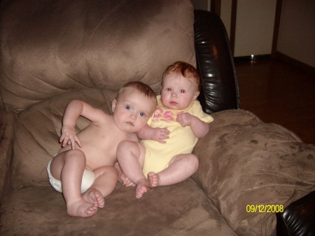 Grandson Hayden and Grandaughter Bailey