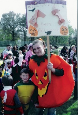Nicky and me halloween parade 2006