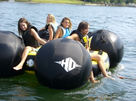 Tubing at the Lake