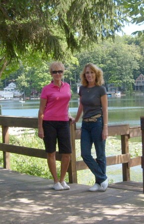 Julia and I at Horseshoe Lake, NY