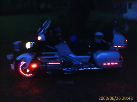 Night view of my bike