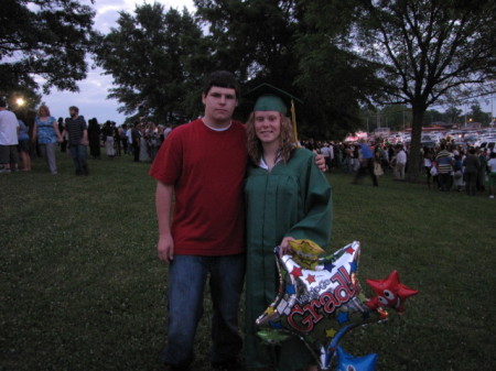 Katys' Graduation with brother Matthew