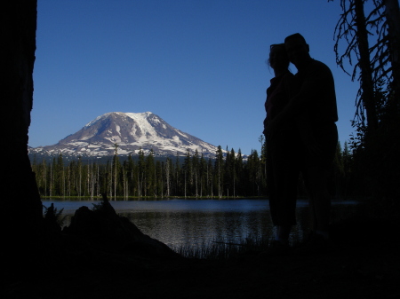 Evening at Horseshoe Lake Mt. Adams