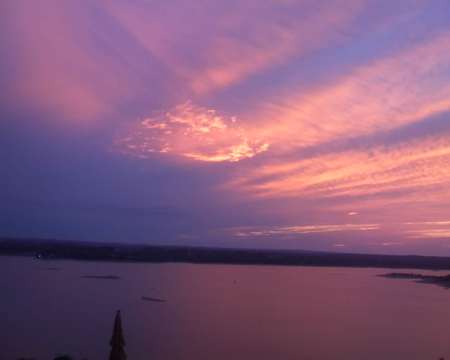 Sunset from my Terrace on Lake Travis