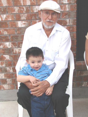 my dad (Sigifredo) & great grandson Feb. 2008