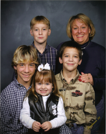 Nana w/ some of her grandchildren