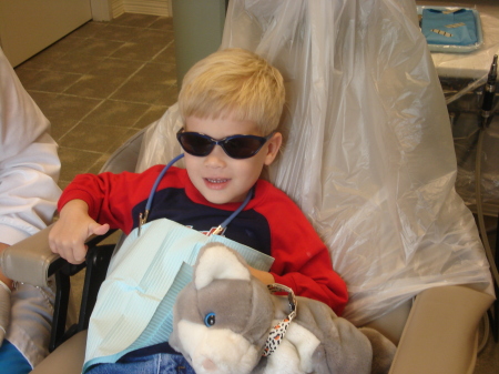Ethan at his first Dental Appt 2007
