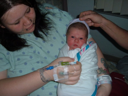 Jen with Neaveh, my new granddaughter