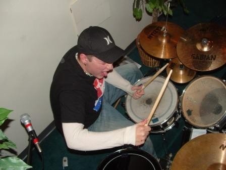 Jason -gettin down on the drums