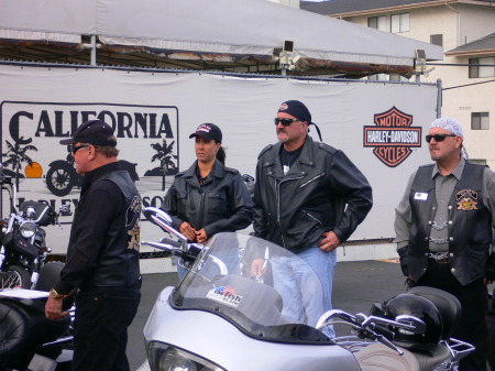 Going for a ride with our biker gang