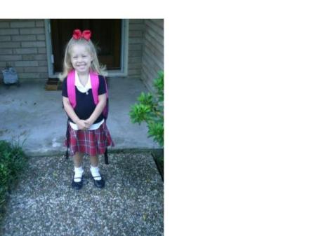 Ava's first day at pre-school