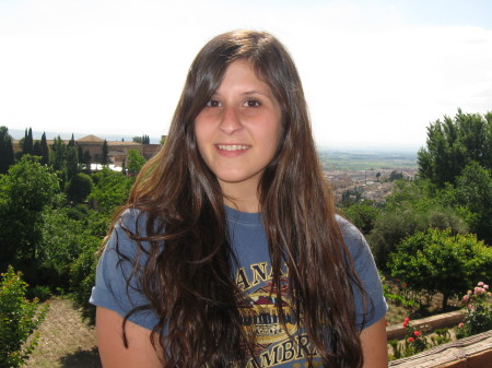 Angeline in Spain summer of 2008