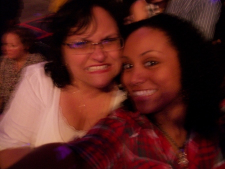 myself and my oldest  at a concert