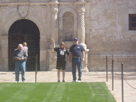 Me and My Daughter at the Alamo