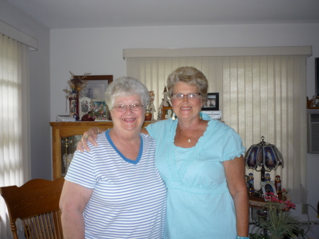 my sister patty and me.