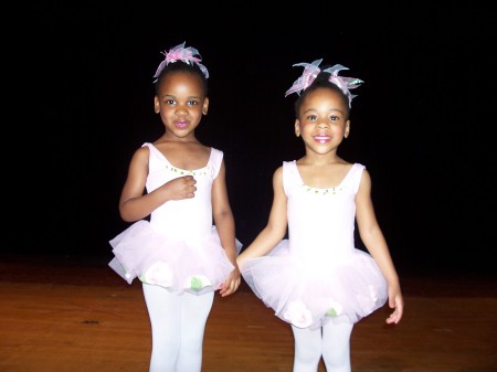 My daughters after their dance recital.