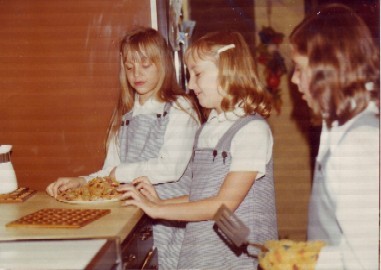 Baking cookies