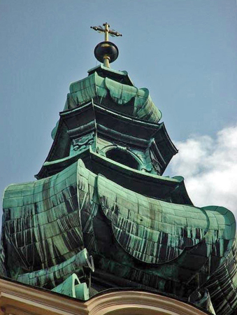 Ornate Copper Church Roof